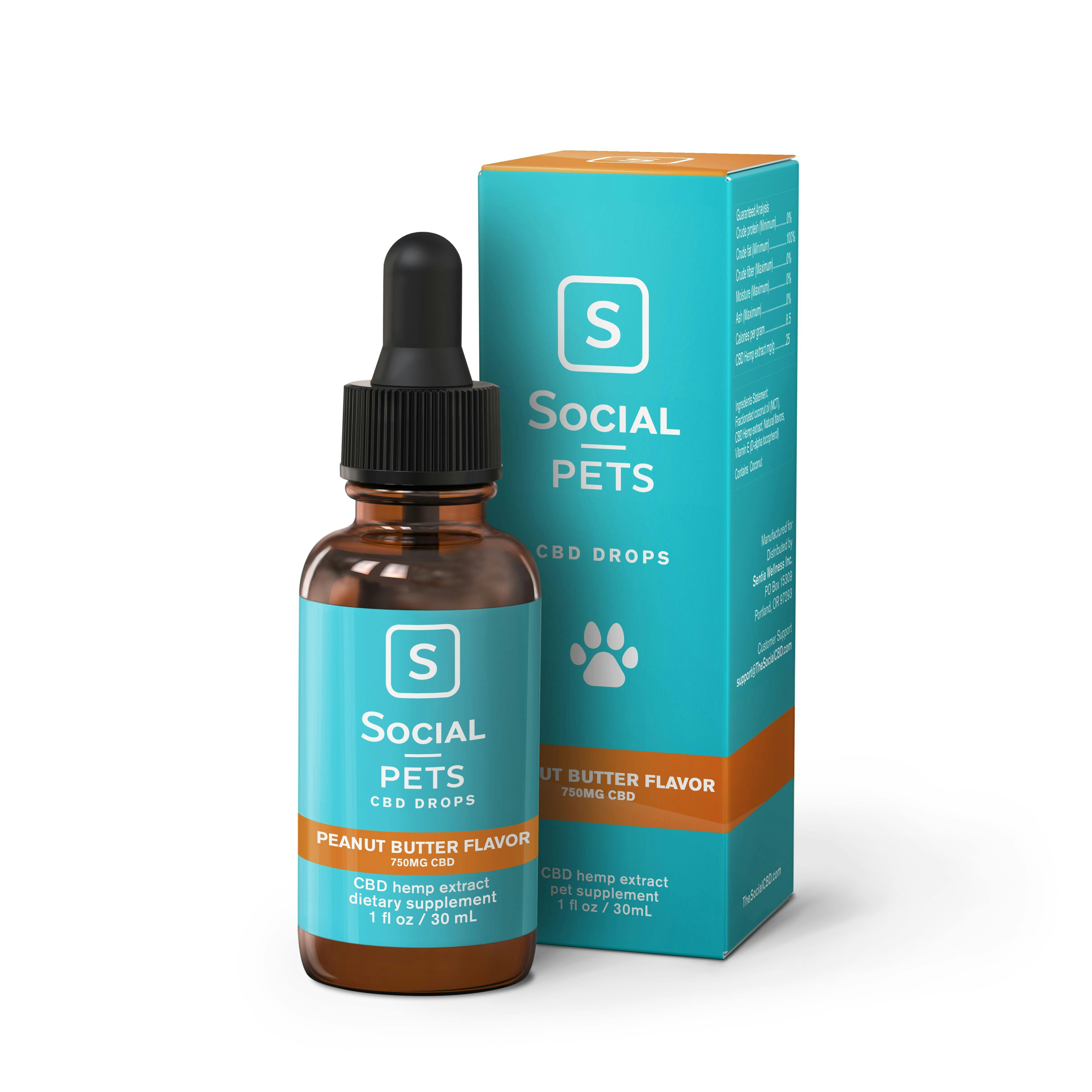 Social Pet Peanut Butter Drops